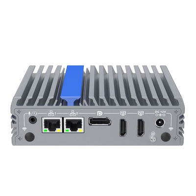J3710 Triple Display 2 HDMI DP Dual Lan Mini Pc per segnaletica digitale