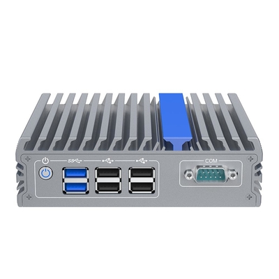Barebone Computer J3710 Dual Lan Business Fanless Mini Pc Con 6 USB