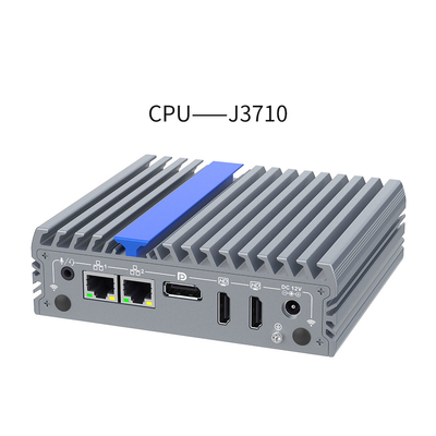X86 Mini Pc Pen-Tium J3710 DDR3 HD 1.6 ghz Mini PC industriale senza ventole