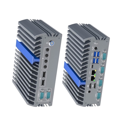 Piccolo PC industriale 2 Intel I226-V Industrial Fanless Mini PC per il sistema POS