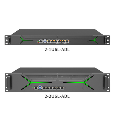 Alloia di alluminio 2u Network Cabinet Vertical Wall Mount Utilizzo nella virtualizzazione