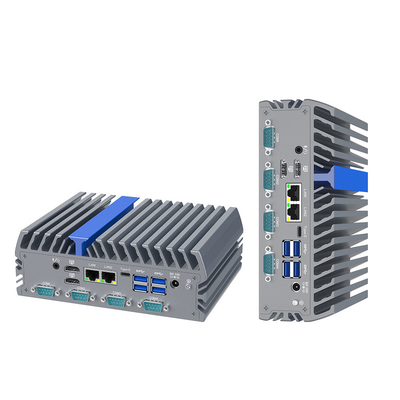 Din-Rail Mini Pc Box Computer Con Ddr5 Ram M.2 Ssd Triple Display