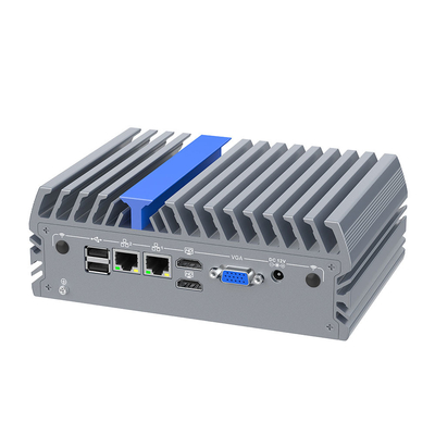 Low Power N100 Mini PC senza ventilatore HD-MI VGA Dual Lan Mini Computer TDP 6w