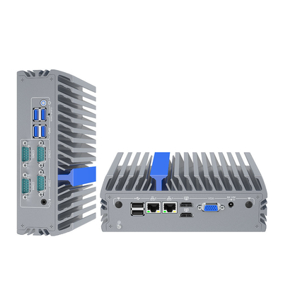 2 Ethernet 4 USB 2 COM DDR4 Linux 12a generazione N100 Mini Desktop PC