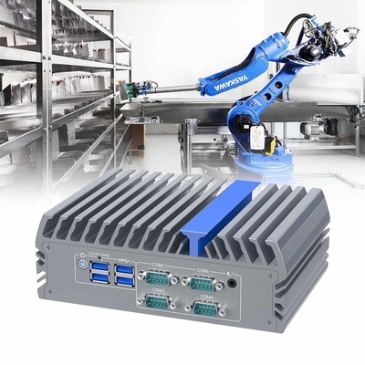 Industria senza ventole Mini PC Computer incorporato DC 12V 5A J6412