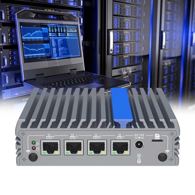 4 porte Ethernet Mini Computer N100 Mini PC senza ventole Pfsense