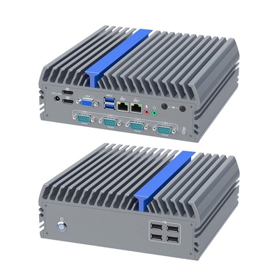 Intel I5-12500T PC Industrial Fanless Industrial PC Box con 2 RS232 Com