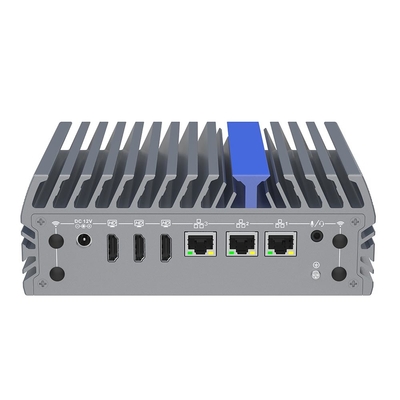 Sistema incorporato Mini PC i5 1235U Triple 4K HDM 12th Gen Power per il controllo industriale