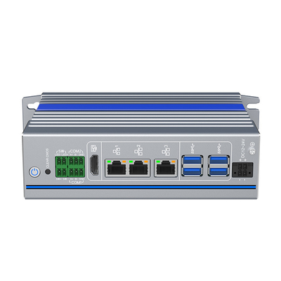 Fanless Box PC 12th Gen N100 Mini PC Windows 11 Con 2 RS485 COM