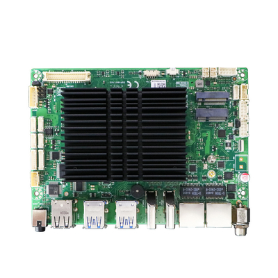 J6412 Fanless Motherboard Factory, Motherboard PC da 3,5 pollici Compatibile con 6 X RS232 COM