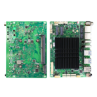 16 GB di memoria DDR4 x86 Mini Computer Fanless ITX Motherboard con 6 RS232 COM e 1 display HD-MI