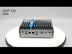 IEXP-332 N100 Mini Pc 2 porte Ethernet Mini Pc 2 Lan 4 COM RS232 RS485